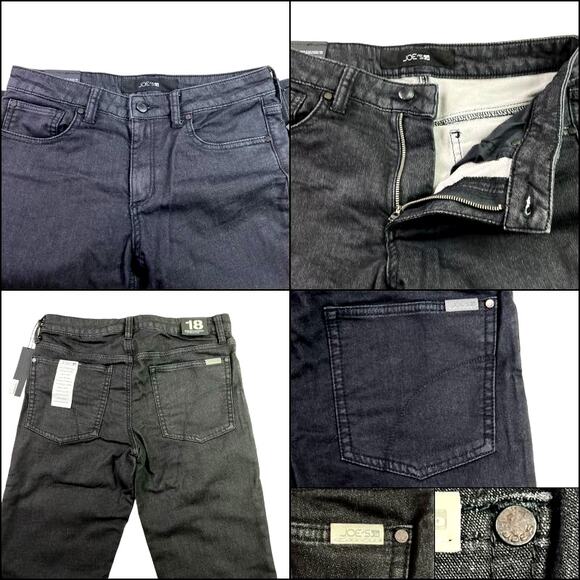 Joe's Jeans The Brixton Straight Narrow Size 18 Black New With Tags - Picture 4 of 15